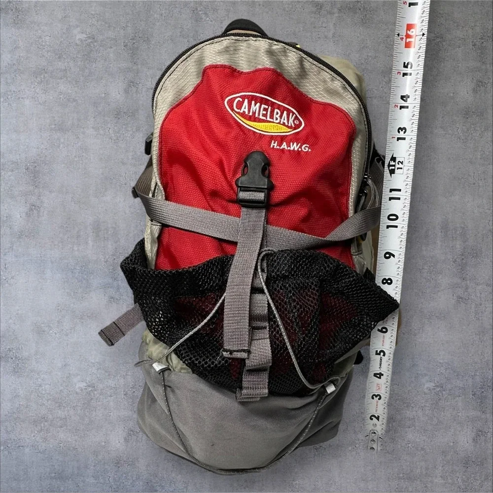 Camelbak‎ H.A.W.G Hawg Backpack Hydration Pack Omega Reservoir Gray/Red